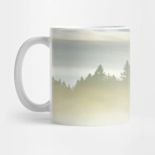 SCENERY 43 - Morning Fog Misty White Sky Horizon Mug